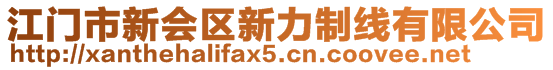 江門市新會區(qū)新力制線有限公司