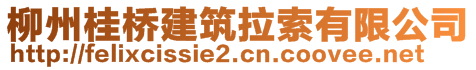 柳州桂橋建筑拉索有限公司