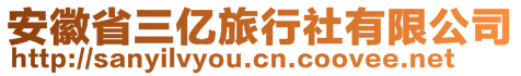 安徽省三億旅行社有限公司