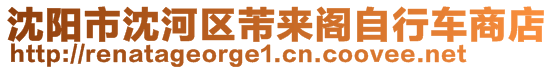 沈陽市沈河區(qū)芾來閣自行車商店