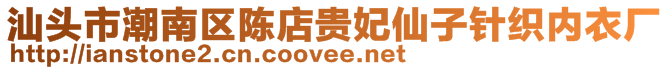 汕頭市潮南區(qū)陳店貴妃仙子針織內(nèi)衣廠