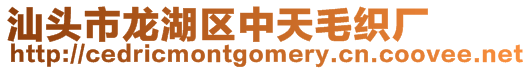 汕頭市龍湖區(qū)中天毛織廠