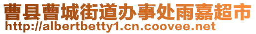 曹縣曹城街道辦事處雨嘉超市