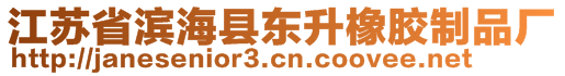 江蘇省濱?？h東升橡膠制品廠