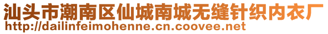 汕頭市潮南區(qū)仙城南城無(wú)縫針織內(nèi)衣廠