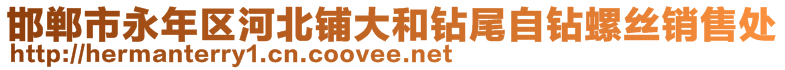 邯鄲市永年區(qū)河北鋪大和鉆尾自鉆螺絲銷售處