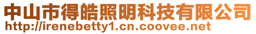 中山市得皓照明科技有限公司