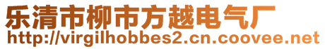 樂清市柳市方越電氣廠