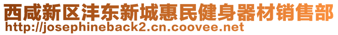 西咸新區(qū)灃東新城惠民健身器材銷售部