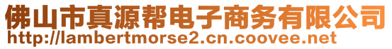 佛山市真源幫電子商務(wù)有限公司