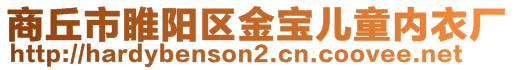 商丘市睢陽(yáng)區(qū)金寶兒童內(nèi)衣廠