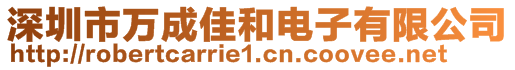 深圳市萬成佳和電子有限公司