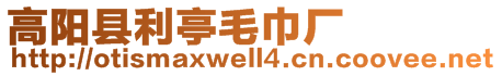 高陽(yáng)縣利亭毛巾廠