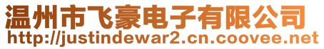 溫州市飛豪電子有限公司