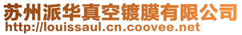 蘇州派華真空鍍膜有限公司