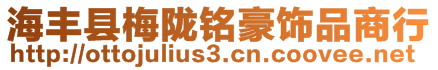 海丰县梅陇铭豪饰品商行