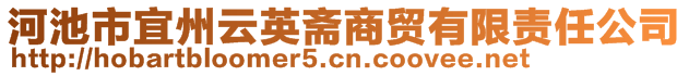 河池市宜州云英齋商貿(mào)有限責任公司