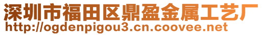 深圳市福田區(qū)鼎盈金屬工藝廠