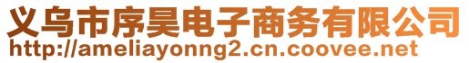 義烏市序昊電子商務有限公司