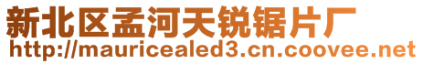 新北區孟河天銳鋸片廠