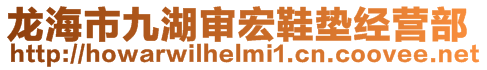 龍海市九湖審宏鞋墊經營部
