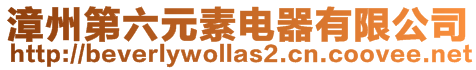 漳州第六元素電器有限公司