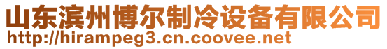 山東濱州博爾制冷設(shè)備有限公司