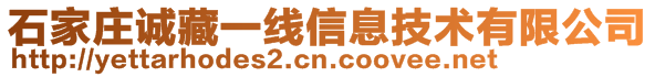 石家莊誠(chéng)藏一線信息技術(shù)有限公司