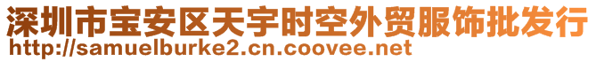 深圳市寶安區(qū)天宇時空外貿(mào)服飾批發(fā)行