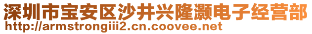 深圳市寶安區(qū)沙井興隆灝電子經(jīng)營部
