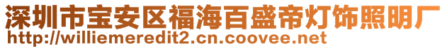 深圳市宝安区福海百盛帝灯饰照明厂