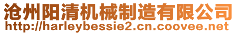 滄州陽(yáng)清機(jī)械制造有限公司