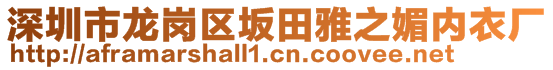 深圳市龍崗區(qū)坂田雅之媚內(nèi)衣廠