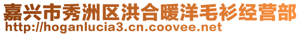 嘉興市秀洲區洪合暖洋毛衫經營部