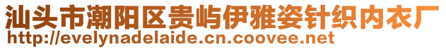 汕頭市潮陽區(qū)貴嶼伊雅姿針織內(nèi)衣廠