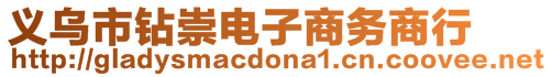 義烏市鉆崇電子商務(wù)商行