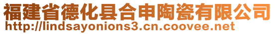 福建省德化縣合申陶瓷有限公司