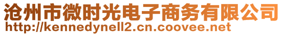 沧州市微时光电子商务有限公司