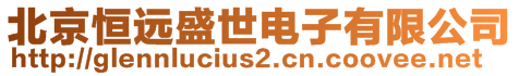 北京恒遠(yuǎn)盛世電子有限公司