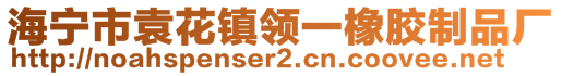 海寧市袁花鎮(zhèn)領(lǐng)一橡膠制品廠