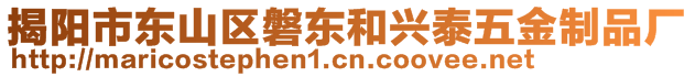 揭陽市東山區(qū)磐東和興泰五金制品廠