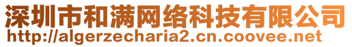 深圳市和滿網絡科技有限公司