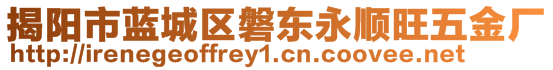 揭陽(yáng)市藍(lán)城區(qū)磐東永順旺五金廠