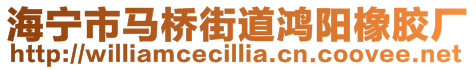 海寧市馬橋街道鴻陽橡膠廠