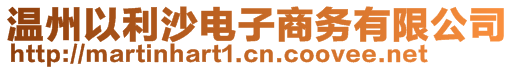 溫州以利沙電子商務(wù)有限公司