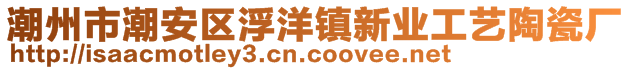 潮州市潮安區浮洋鎮新業工藝陶瓷廠