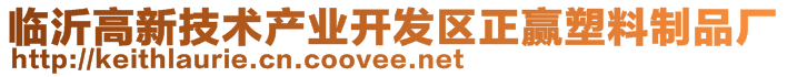 临沂高新技术产业开发区正赢塑料制品厂