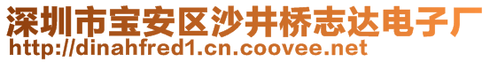 深圳市寶安區(qū)沙井橋志達(dá)電子廠