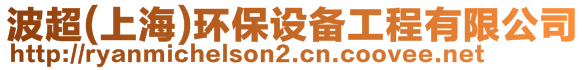 波超(上海)環(huán)保設(shè)備工程有限公司