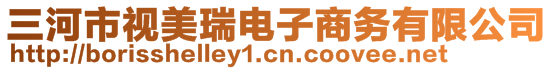 三河市視美瑞電子商務(wù)有限公司